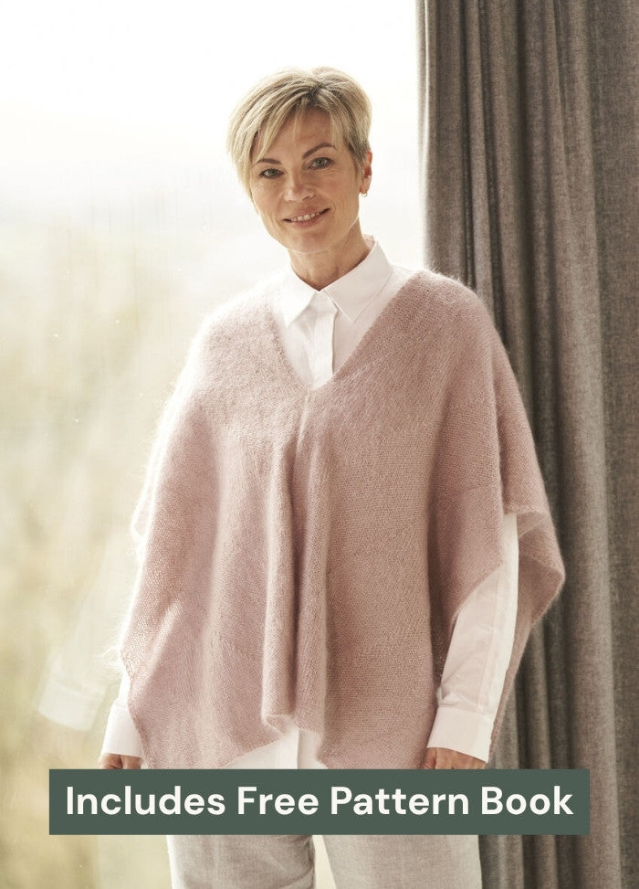 Rowan Luminescent Poncho Kit (Includes Free Pattern Book)