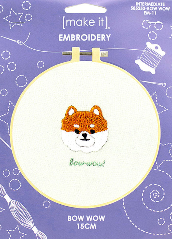 Make It Bow Wow Embroidery Kit