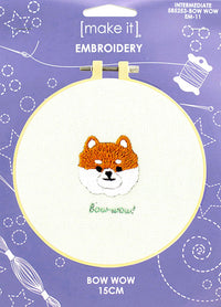 Make It Bow Wow Embroidery Kit