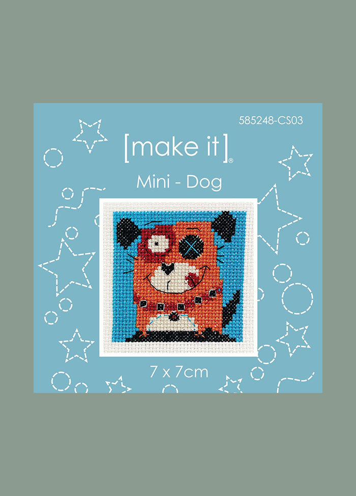 Make It Dog Mini Cross Stitch Kit