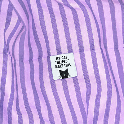 KYLIE AND THE MACHINE My Cat "Helped" Make This Sew-in Labels