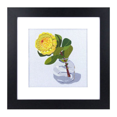 Nicola Woodcock Green Protea Half Stitch Kit