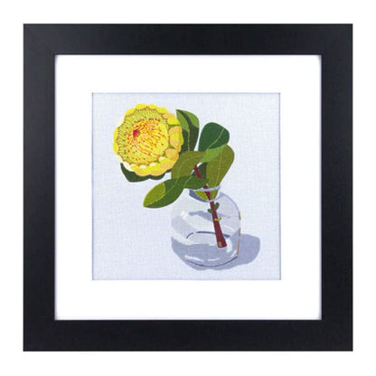 Nicola Woodcock Green Protea Half Stitch Kit