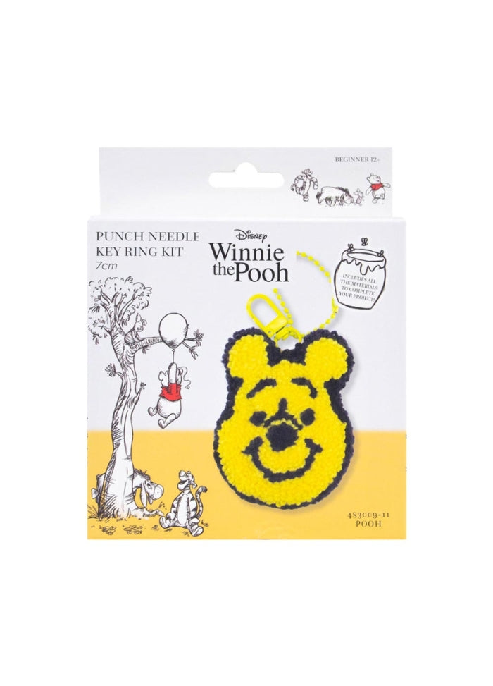 Disney Winnie the Pooh Punch Needle Key Ring Kit