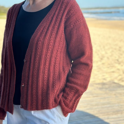 Vera Loves Knitting Noosa Cardigan Kit