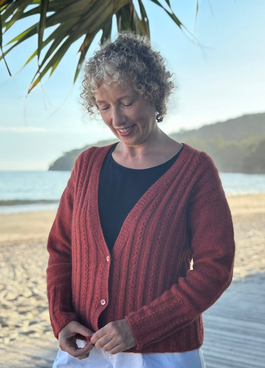Vera Loves Knitting Noosa Cardigan Kit