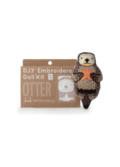 Kiriki Press Otter Embroidery Kit