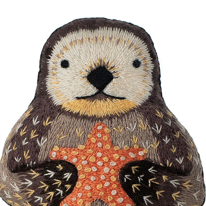 Kiriki Press Otter Embroidery Kit