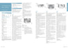 Knitting pattern page titled 'Afternoon Tea Mats' with a blue sidebar. Includes a material list, measurements, and illustrated patterns.