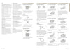 Knitting guide page showing illustrated techniques. Includes thumb cast-on, i-cord, knitting stitches, and increasing/decreasing methods with diagrams.