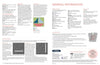 Image showing a knitting pattern guide. It includes knitting instructions, diagrams, a colour chart, abbreviations, skill levels, and a safety notice. The text is organized into sections, with visuals enhancing the explanations.
