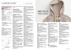 Crochet pattern instructions for a baby jacket labeled "Intermediate Crochet." Image shows a beige crochet jacket with colorful buttons. Cozy and handmade feel.