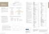 Guide on how to measure for garments, featuring illustrations of body measurements and garment shapes. Includes a measurement table and detailed instructions. An index of topics and safety notice are present on the right. The tone is informative and instructional.