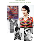 Paul McCartney Magical Mystery Vest - Kit (Yarn Only)