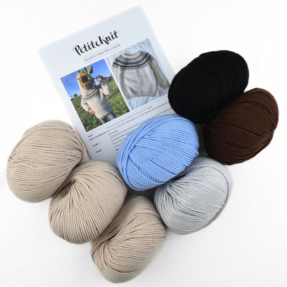 PetiteKnit Celeste Sweater Junior Kit