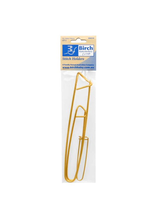 Birch Safety Pin Stitch Holder 3 Pack