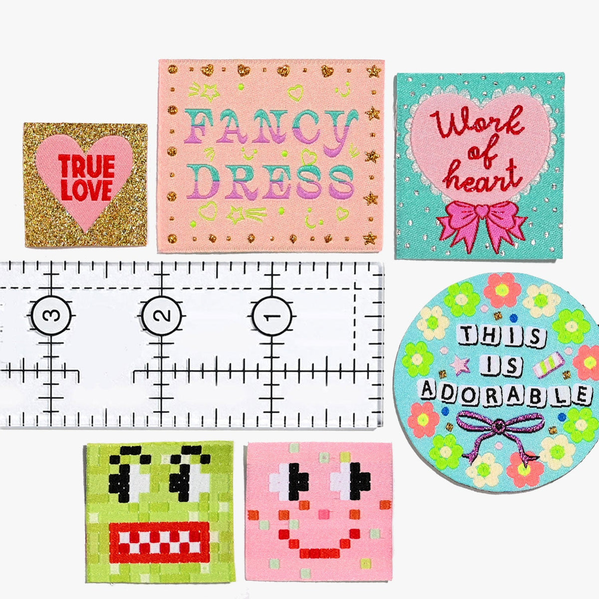 Kylie and The Machine WEARABLE ART | Rachel Burke x KATM Collaboration Sew-in Labels