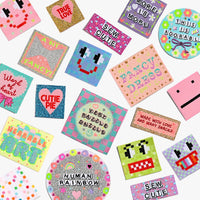 Kylie and The Machine WEARABLE ART | Rachel Burke x KATM Collaboration Sew-in Labels