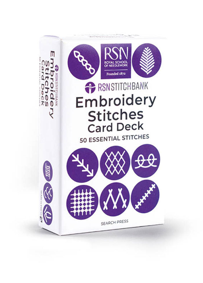 RSN Stitch Bank Embroidery Stitches Card Deck