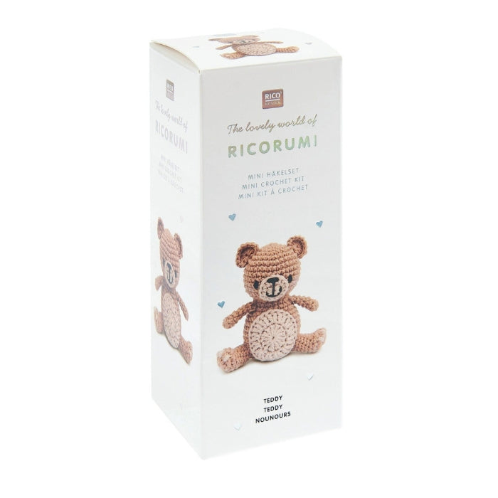 Rico Ricorumi Mini Easy Crochet Kit - Teddy Bear