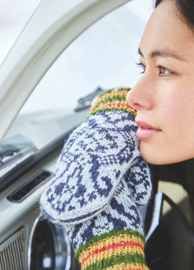 Rowan Aune Mittens Kit (from Rowan New Nordic Unisex Collection)