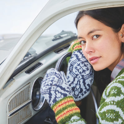 Rowan Aune Mittens Kit (from Rowan New Nordic Unisex Collection)