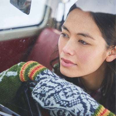 Rowan Aune Mittens Kit (from Rowan New Nordic Unisex Collection)