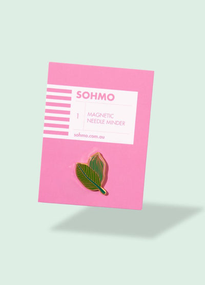 SOHMO Tropical Leaves Magnetic Needle Minder
