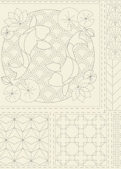 Devonstone Natural Sashiko Panel