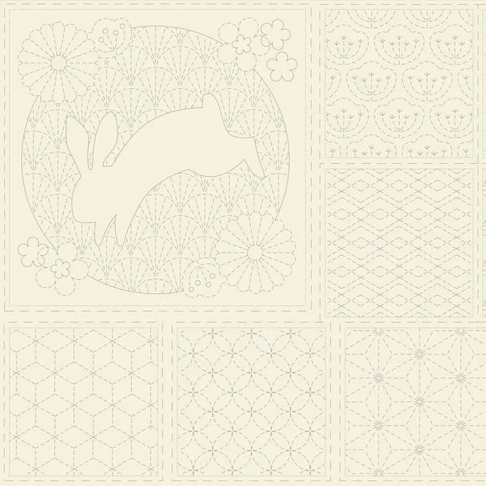 Devonstone Natural Sashiko Panel