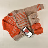 Vera Loves Knitting - Segue Cardigan Kids Bundle - Yarn and Digital Pattern