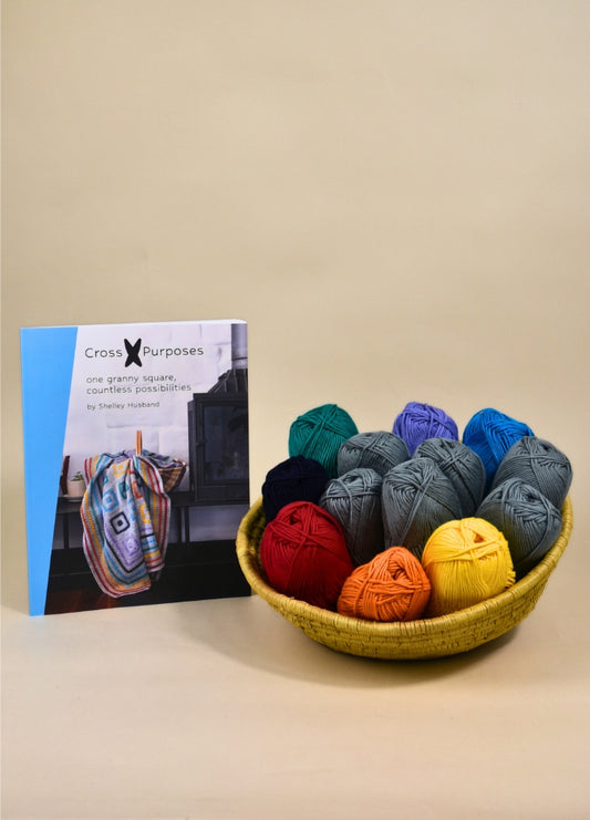 Shelley Husband Cross Purposes Rainbow Blanket Kit