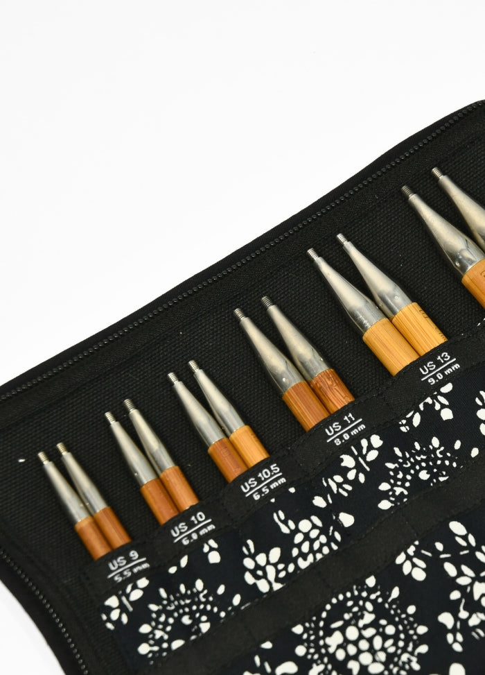 ChiaoGoo Spin Bamboo Interchangeable Set 10cm (4") - Complete