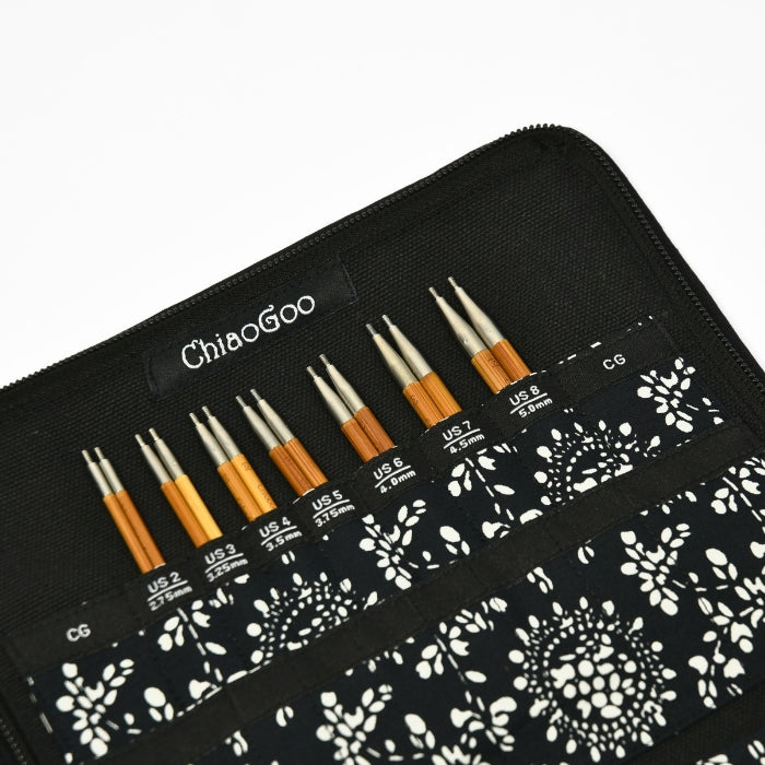 ChiaoGoo Spin Bamboo Interchangeable Set 10cm (4") - Complete