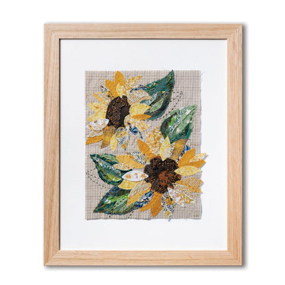 Wattle & Loop Sunflower Slow Stitching Kit