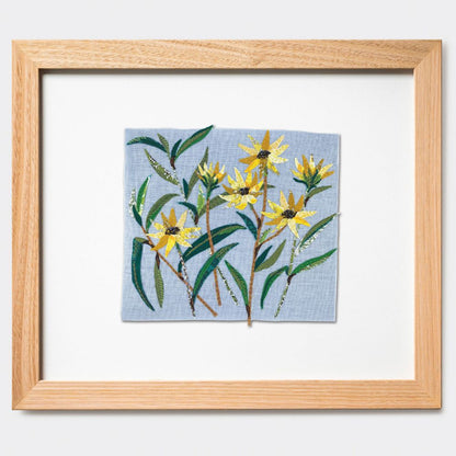 Wattle & Loop Swamp Daisy Slow Stitching Kit