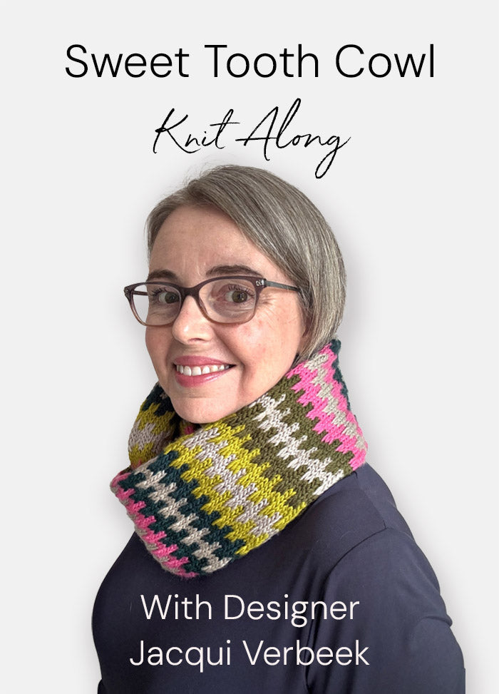 Sweet Tooth Colourwork Cowl by Jacqui Verbeek Knit Along SYDNEY