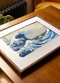 DMC British Museum Cross Stitch Kit - The Great Wave Katsushika Hokusai
