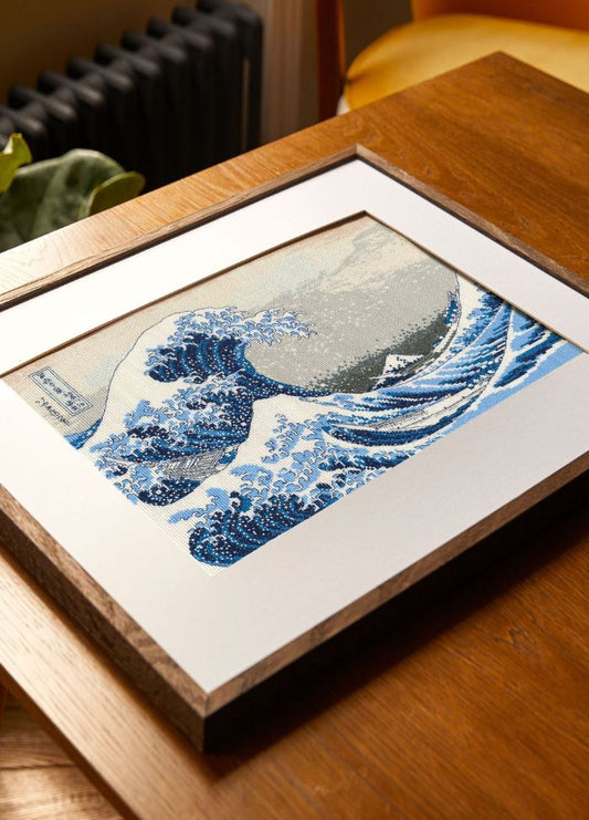 DMC British Museum Cross Stitch Kit - The Great Wave Katsushika Hokusai
