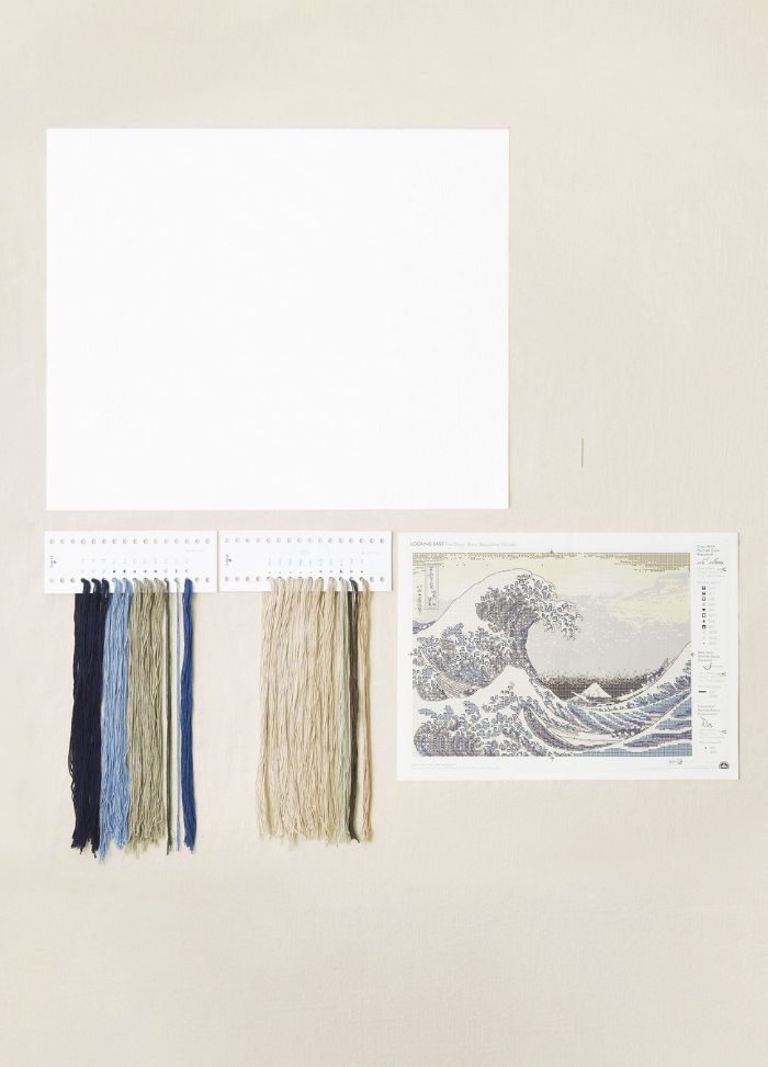 DMC British Museum Cross Stitch Kit - The Great Wave Katsushika Hokusai