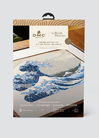 DMC British Museum Cross Stitch Kit - The Great Wave Katsushika Hokusai