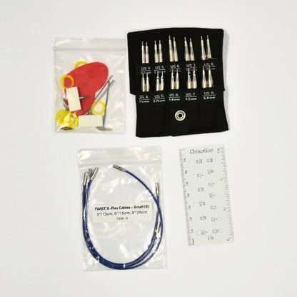 ChiaoGoo TWIST Shorties Small Interchangeable Set 2" & 3" (5cm & 8cm)