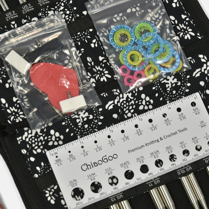 ChiaoGoo TWIST Red Lace Interchangeable Set 4" (10cm) – Complete