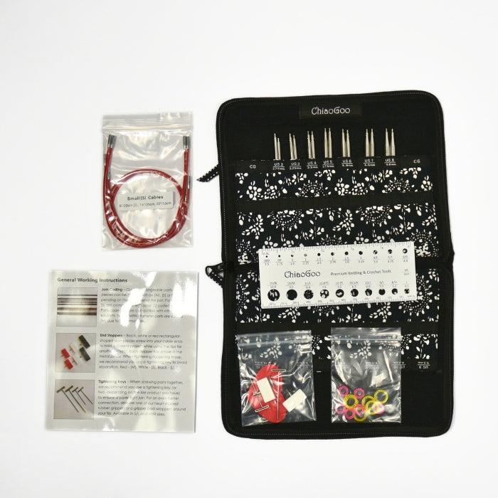 ChiaoGoo TWIST Red Lace Interchangeable Set 4" (10cm) – Small