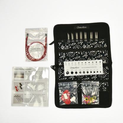 ChiaoGoo TWIST Red Lace Interchangeable Set 4" (10cm) – Small