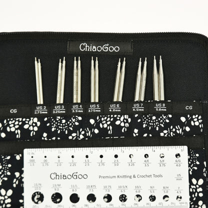 ChiaoGoo TWIST Red Lace Interchangeable Set 5" (13cm) – Complete