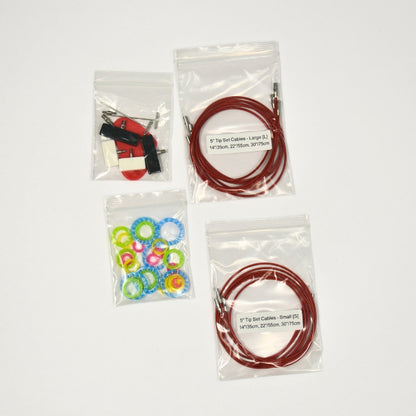 ChiaoGoo TWIST Red Lace Interchangeable Set 5" (13cm) – Complete