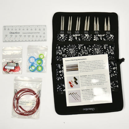 ChiaoGoo TWIST Red Lace Interchangeable Set 5" (13cm) – Large