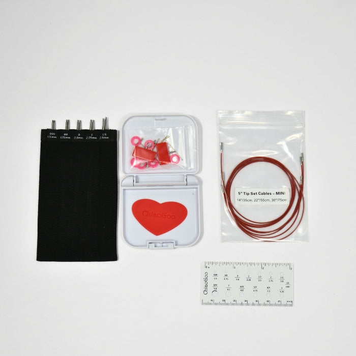 ChiaoGoo TWIST Red Lace Interchangeable Set 5" (13cm) – Mini