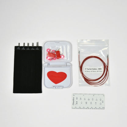 ChiaoGoo TWIST Red Lace Interchangeable Set 5" (13cm) – Mini